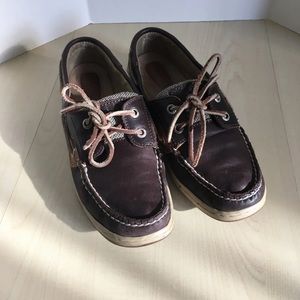 Dark brown Sperry men 7.5
